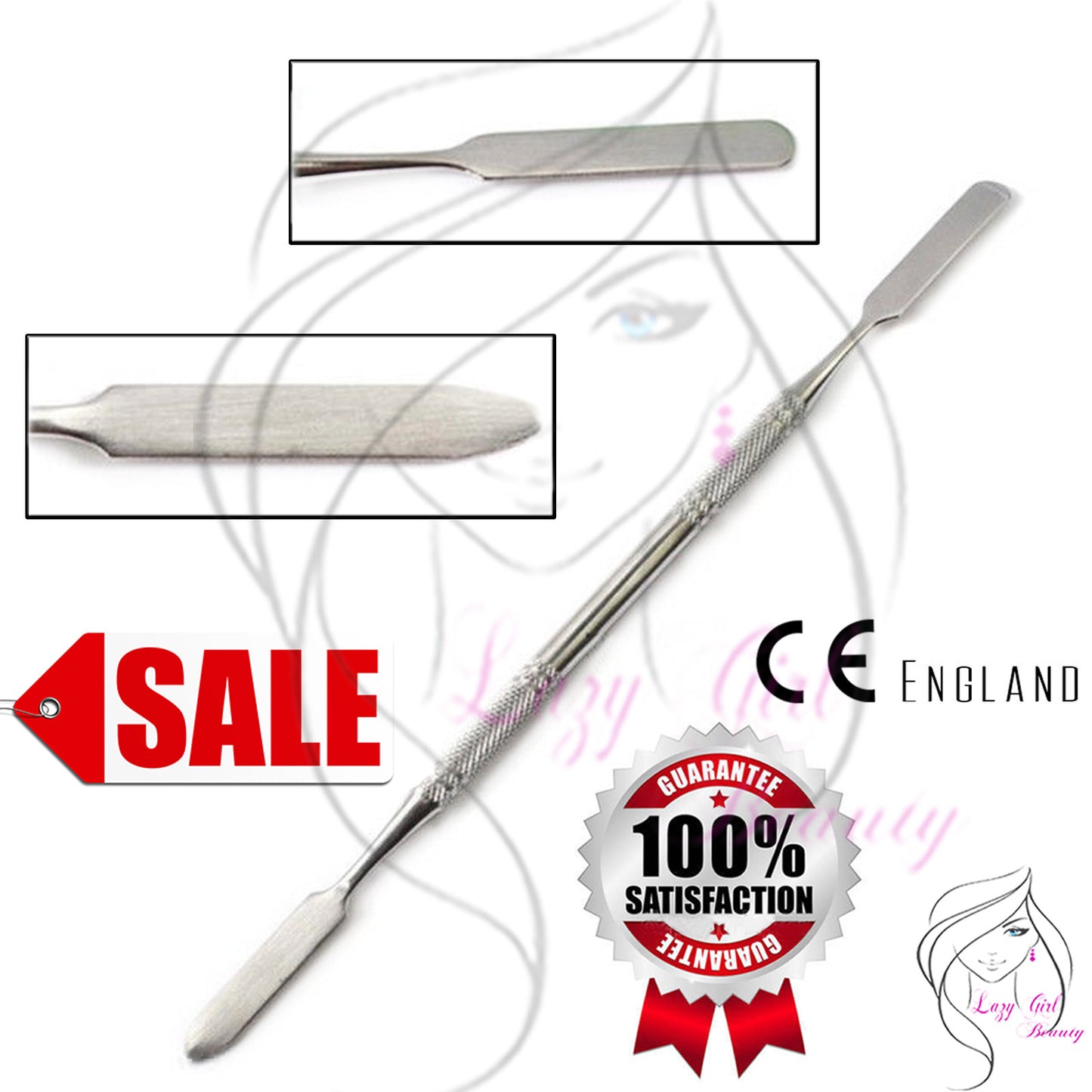 Stainless Steel Cosmetic Make up Mixing Spatula Tool for Palette - Nails-Make-Up