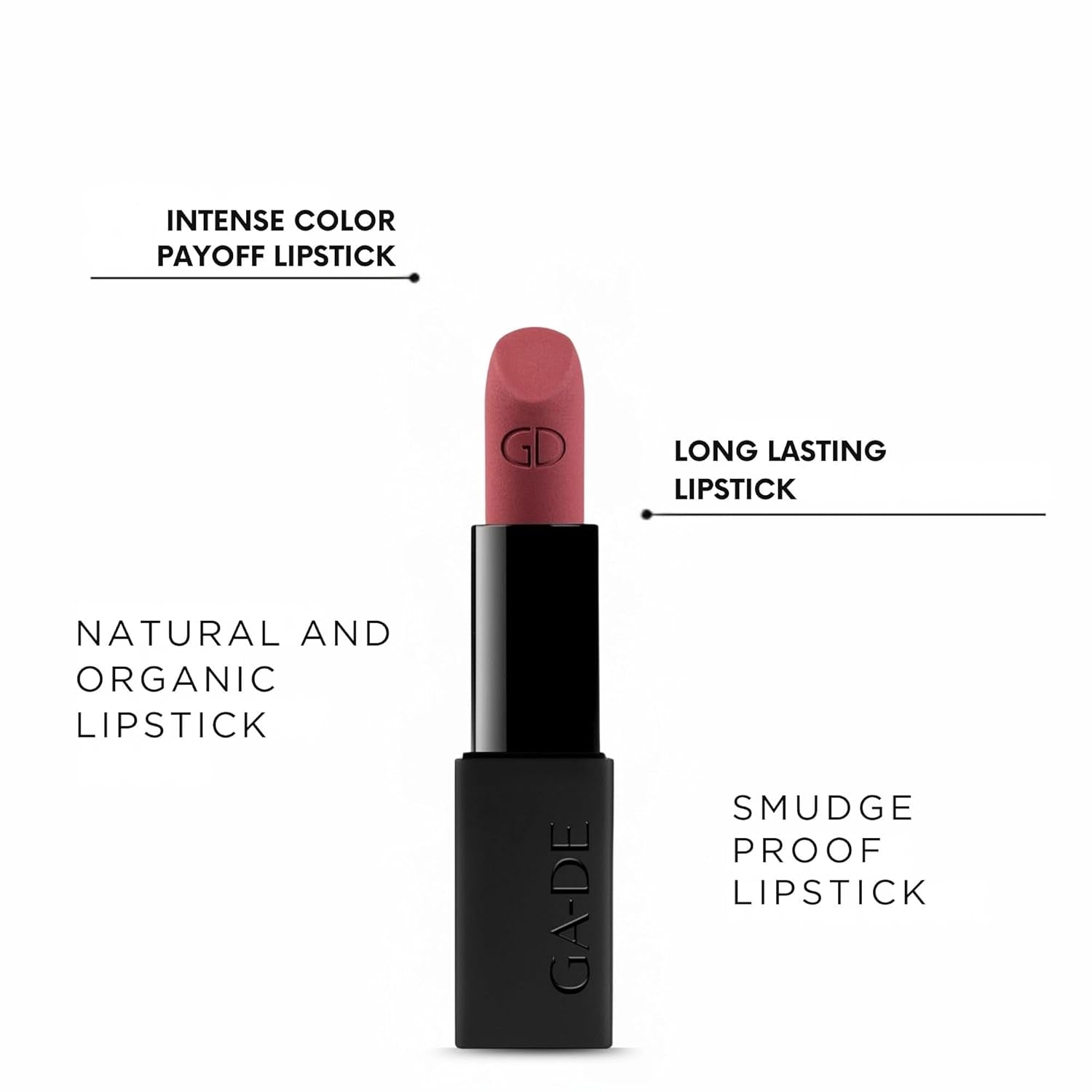Velveteen Pure Matte Lipstick, 768 - Intense Color and Smooth Texture - Orchid Extract Enriched for Hydration and Antioxidant Benefits - 0.95 Oz