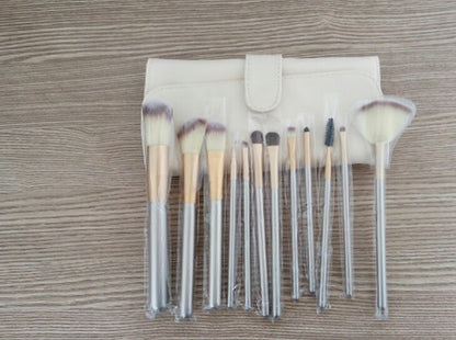 Persian Make-Up Brush Suit Rice White Make up Brush, Champagne Color Brush Handle Make-Up Brush Without