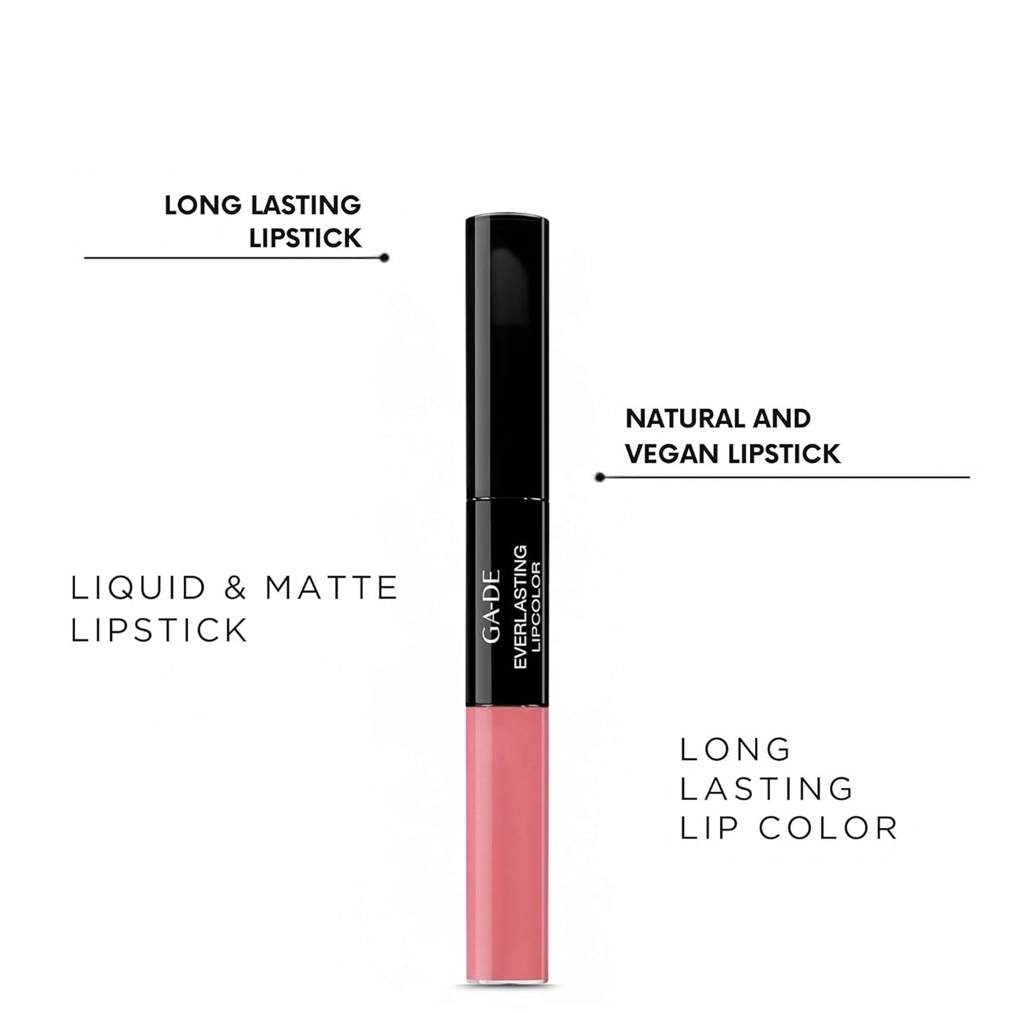 Everlasting Lip Color, 27 - Full Coverage, Non-Oily, Moisturizing, Long Lasting Lipstick - Dries Quickly into Ultra-Thin Film - 0.28 Oz