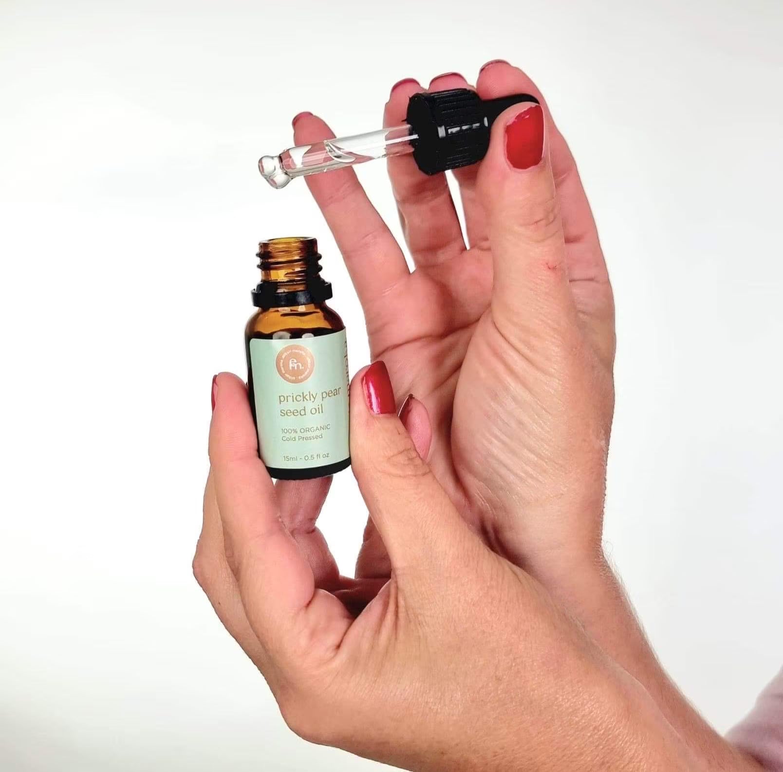 Prickly Pear Oil Skincare Set: Anti-Aging Serum, Moisturizer, Vegan Gift