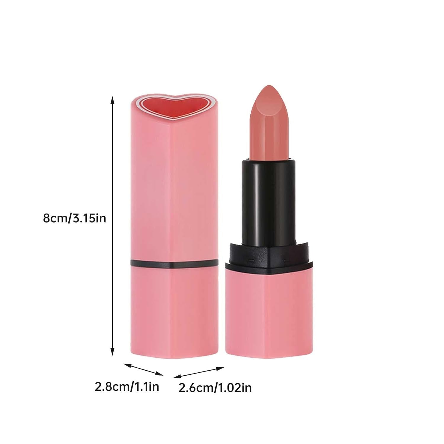 Wet and Wild Lipstick - Heart Melter High Shine Glossy Finish Lip Gloss in Playful Bubblegum Pink - Moisturizing Velvet Love Nude Pink Ready to Wear