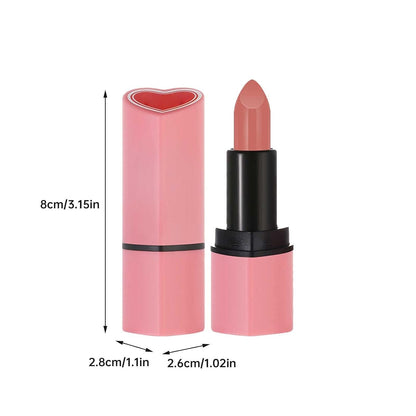 Wet and Wild Lipstick - Heart Melter High Shine Glossy Finish Lip Gloss in Playful Bubblegum Pink - Moisturizing Velvet Love Nude Pink Ready to Wear