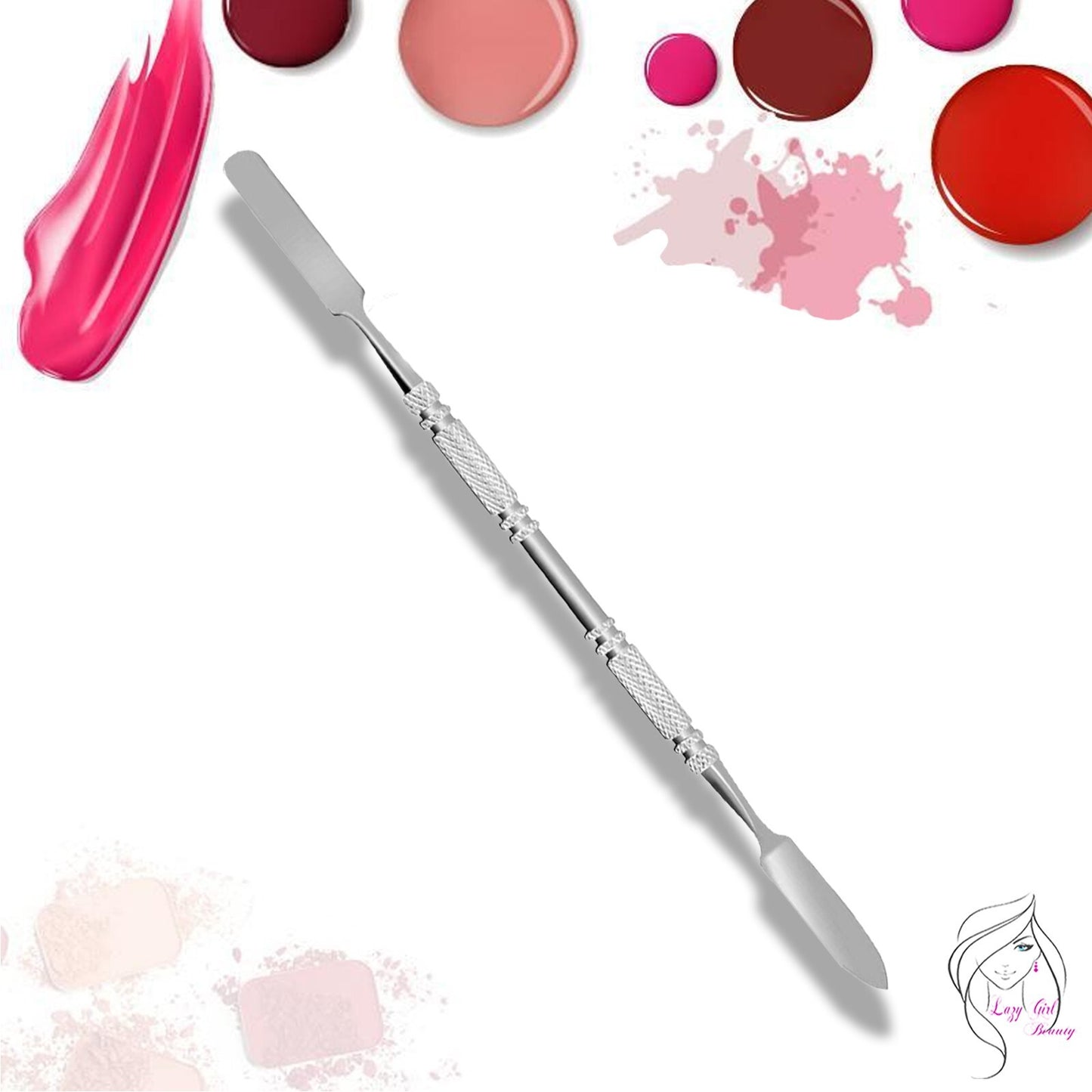 Stainless Steel Cosmetic Make up Mixing Spatula Tool for Palette - Nails-Make-Up