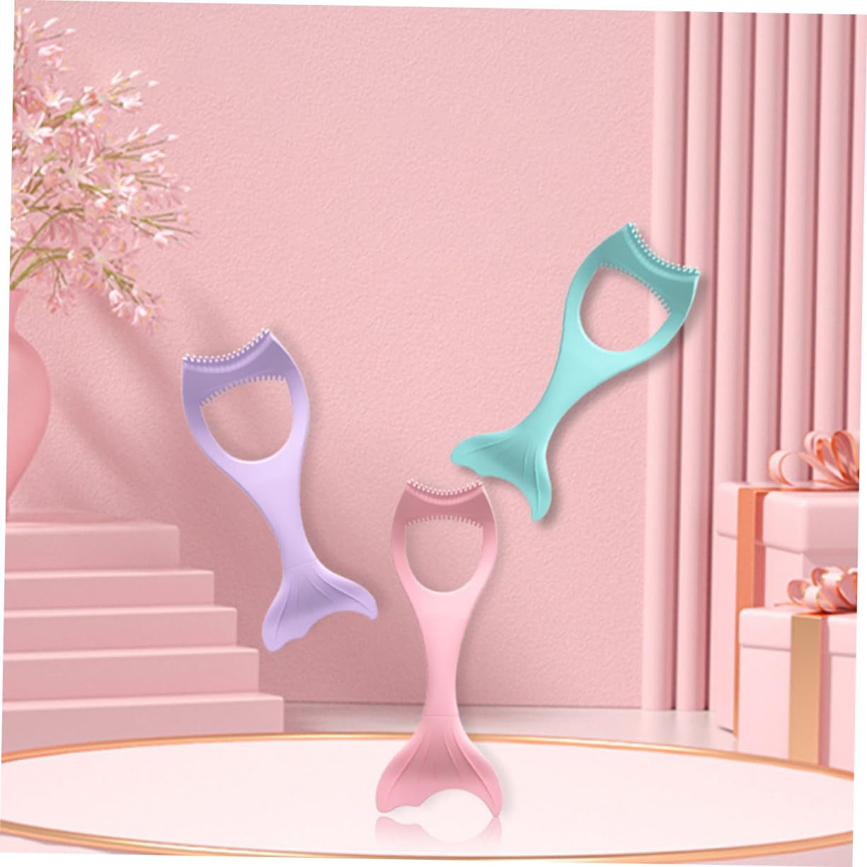 2Pcs Silicone Eyeliner Aid Tools for Women Makeup Applicator for Eye Makeup Comfortable Use Smudge Mascara Application for Beginners