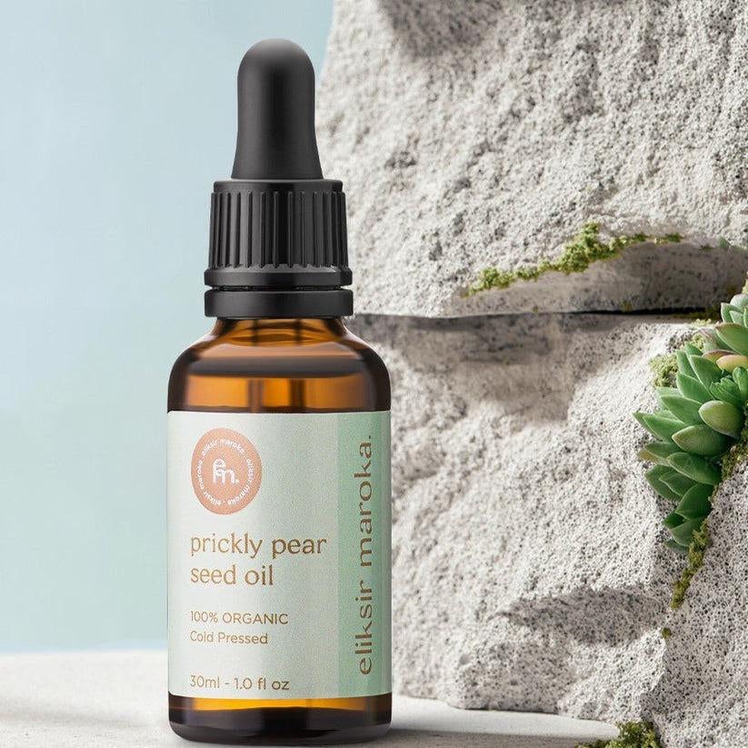 Prickly Pear Oil Skincare Set: Anti-Aging Serum, Moisturizer, Vegan Gift