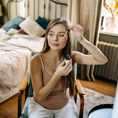 Gotu Kola (Centella Asiatica) Leaf Infused Sesame Oil Ayurvedic Herbal Hair & Skin Oil – Cold-Pressed, Unrefined, Plant-Based (0.5 Fl Oz)