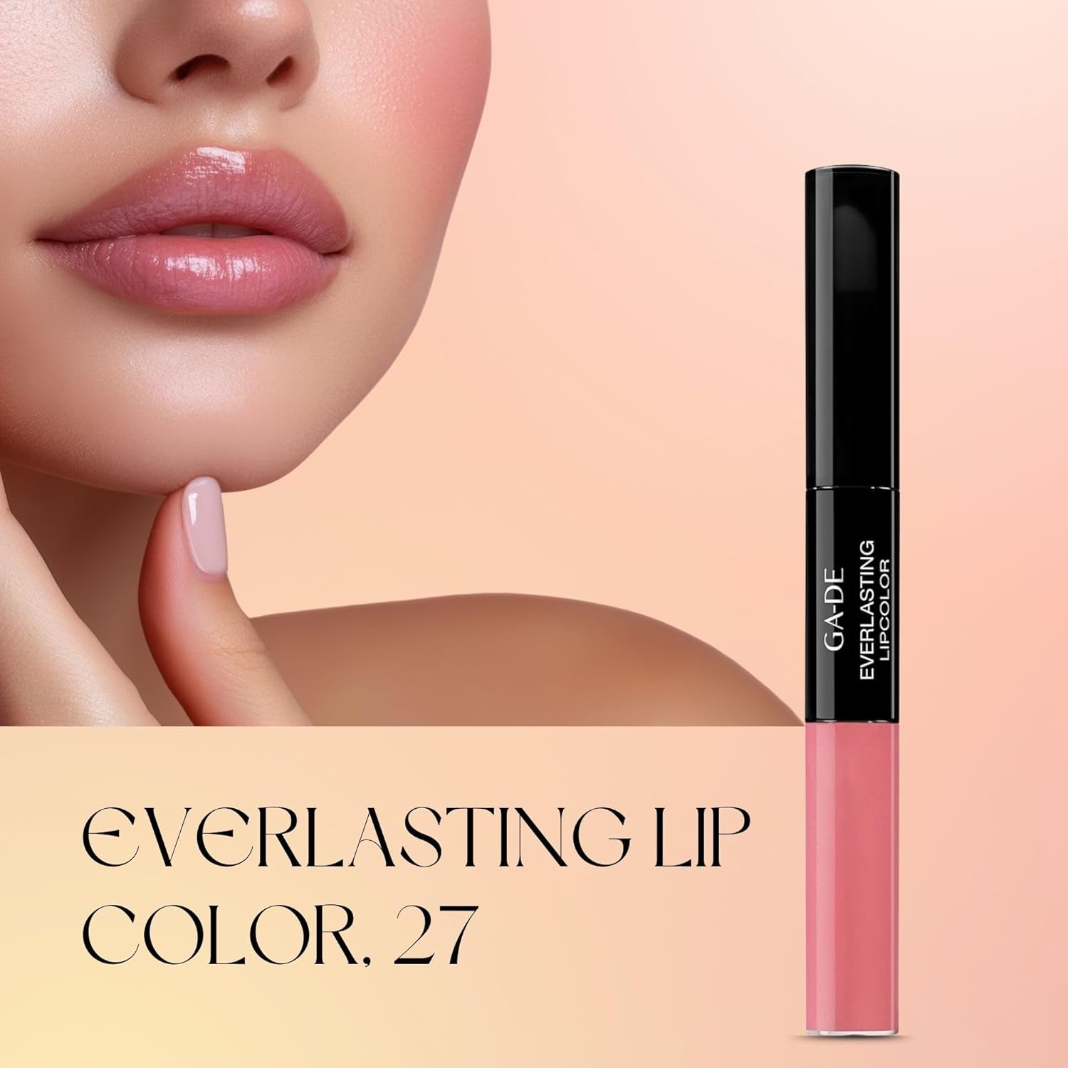 Everlasting Lip Color, 27 - Full Coverage, Non-Oily, Moisturizing, Long Lasting Lipstick - Dries Quickly into Ultra-Thin Film - 0.28 Oz