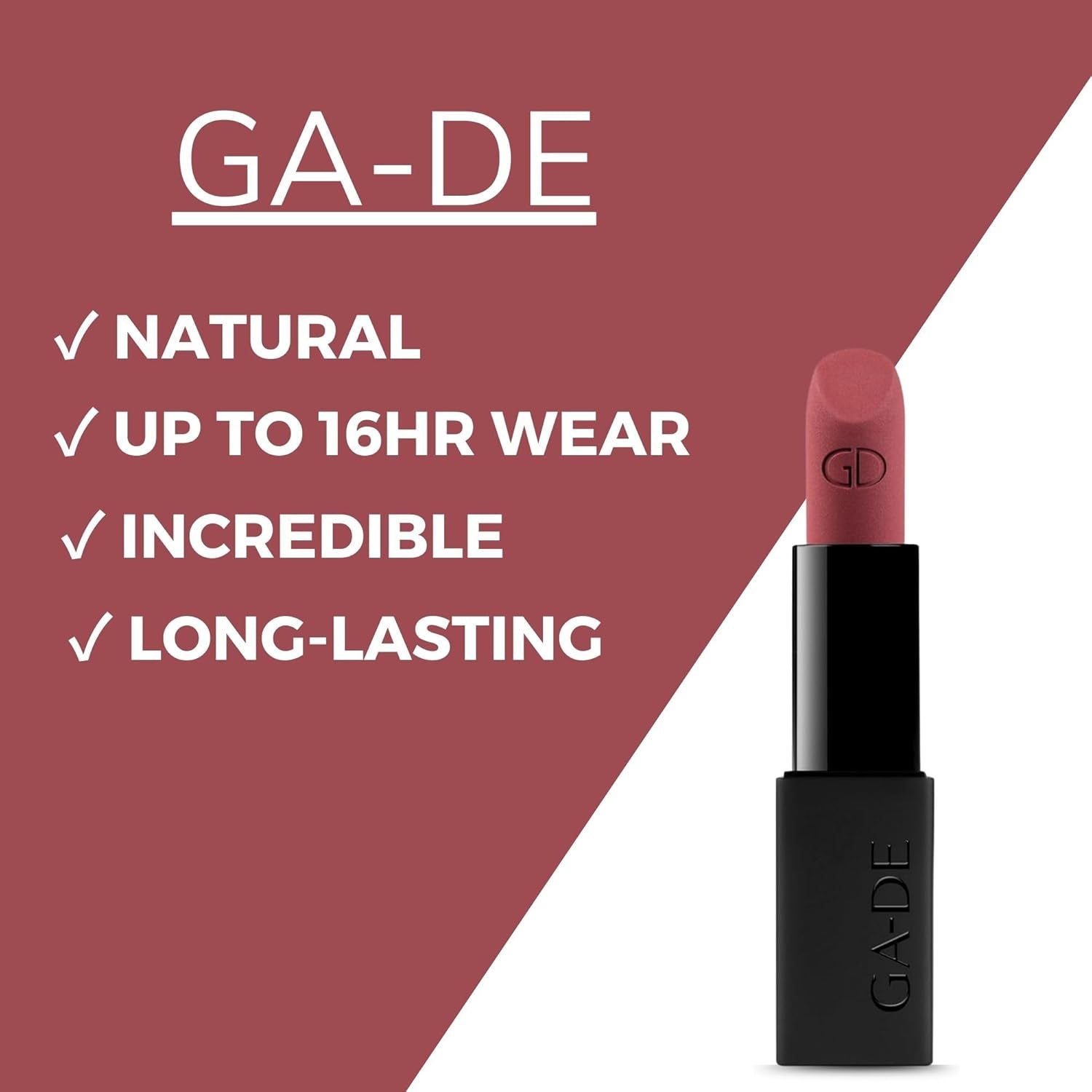 Velveteen Pure Matte Lipstick, 768 - Intense Color and Smooth Texture - Orchid Extract Enriched for Hydration and Antioxidant Benefits - 0.95 Oz